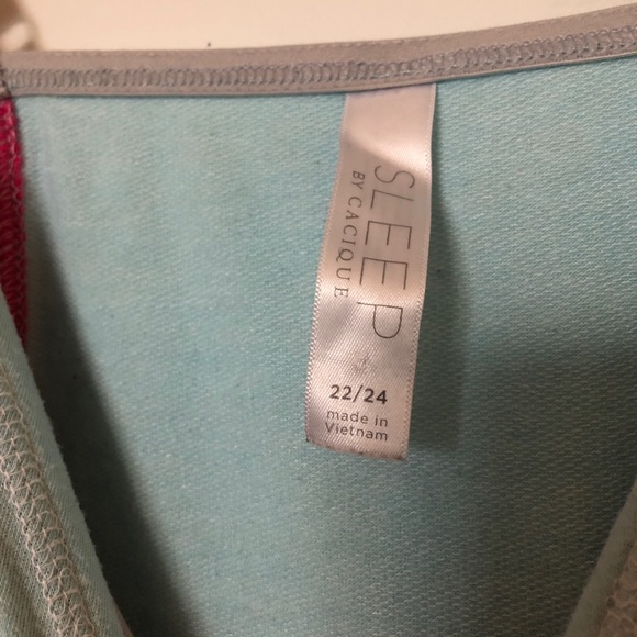 Blue and Pink Sleep Camisole - Picture 3 of 6